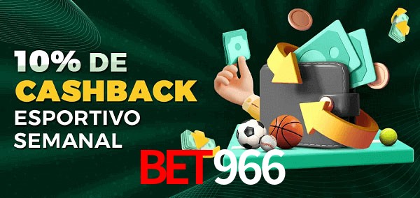 10% de bônus de cashback na bet966
